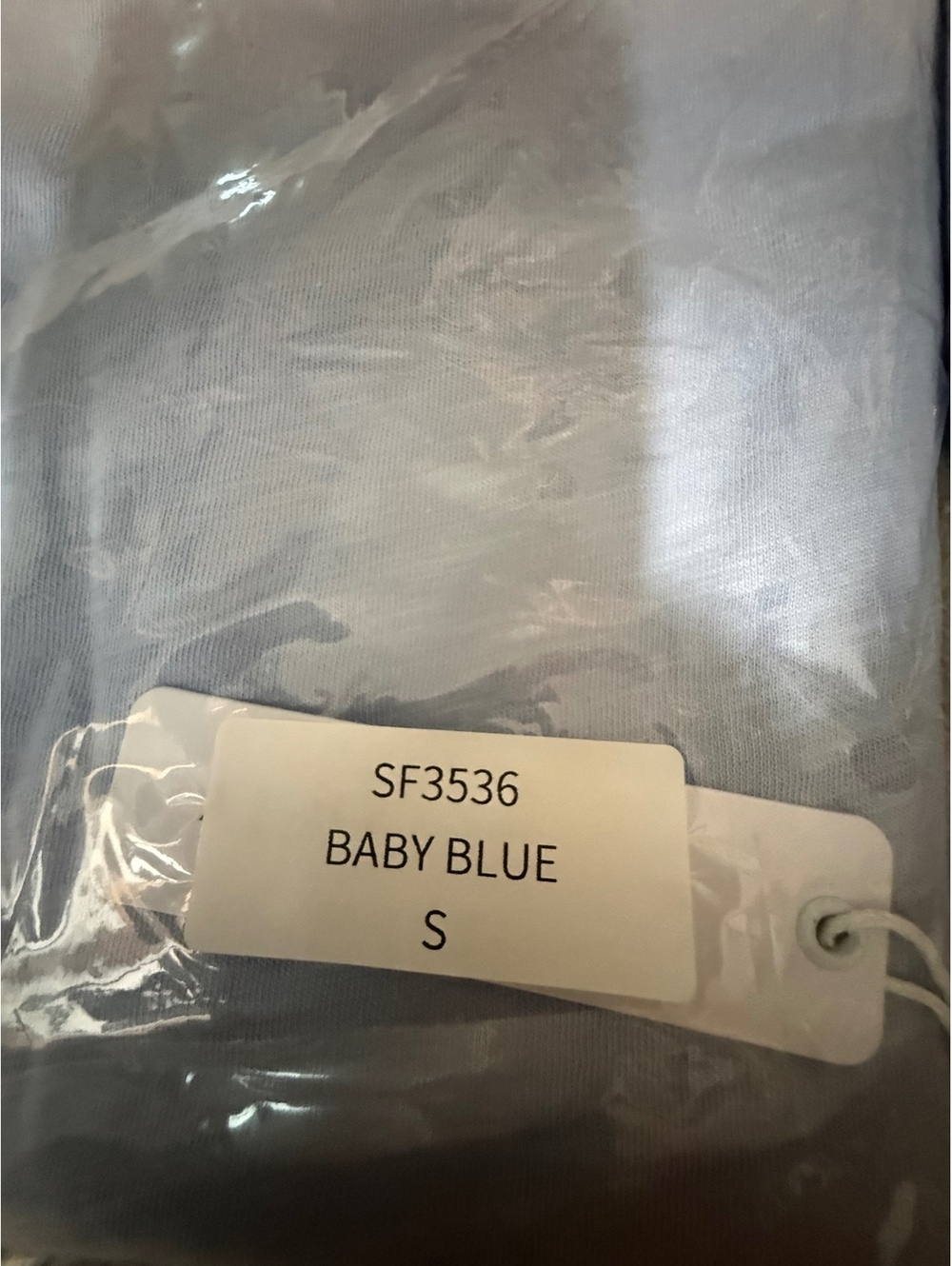 NWT Six Fifty Baby Blue Crew Neck Short Sleeve Maxi Dress Size Small - Picture 7 of 7